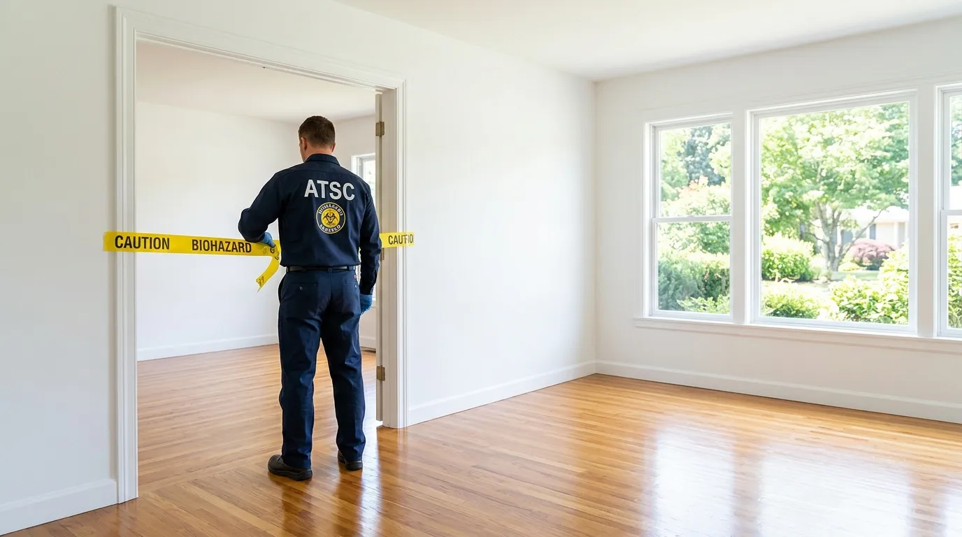 Certified biohazard cleanup crew performing Decomposition Cleanup in Hanover